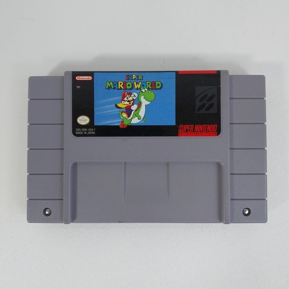 Super Mario World (SNES, 1991) Authentic‎ Cartridge Game Only TESTED
